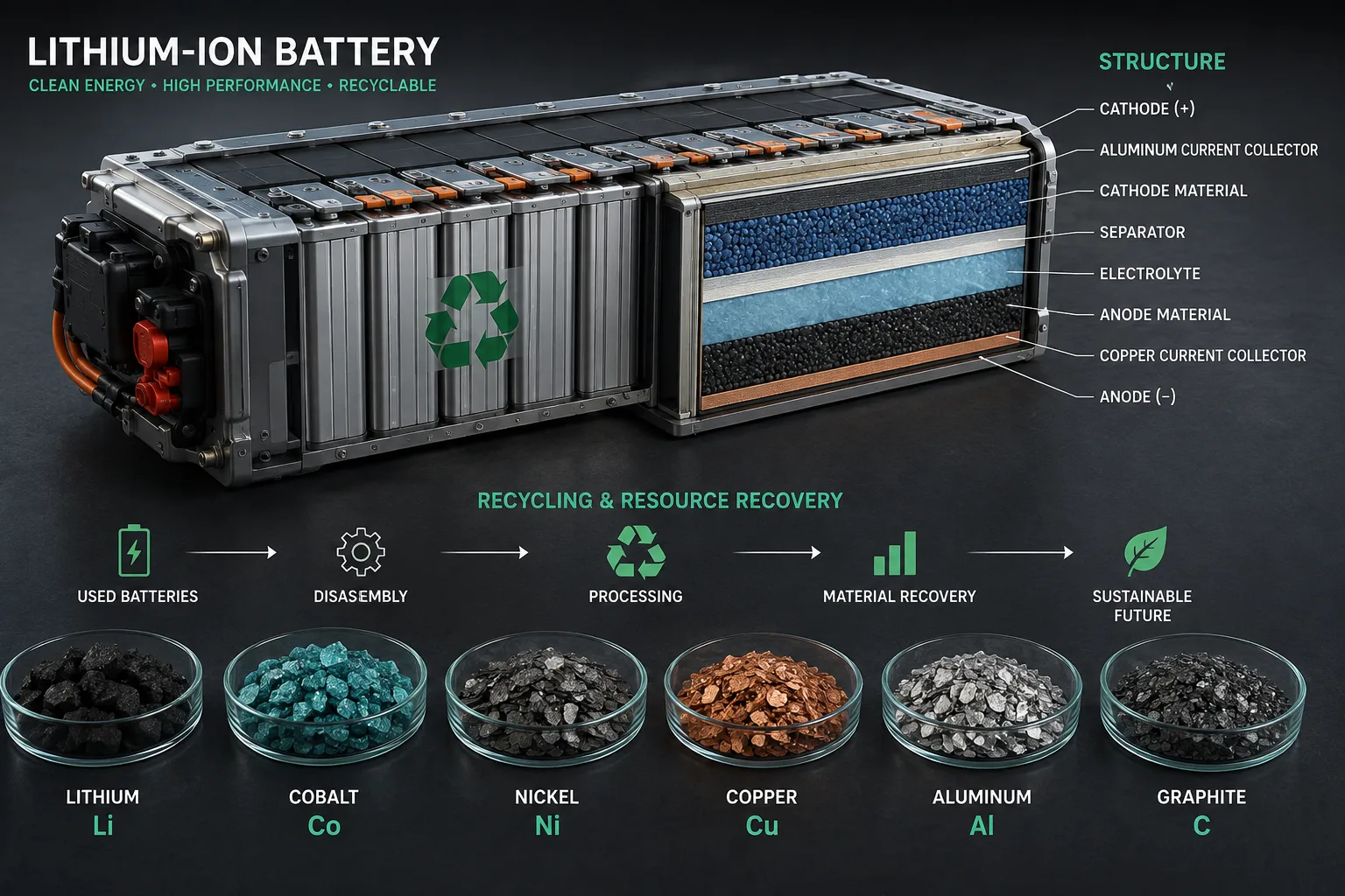 Lithium-Ion Battery Recycling